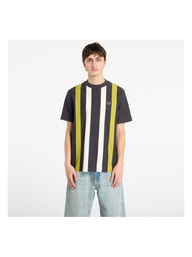 Тениска FRED PERRY Vertical Stripe T-Shirt Anchor Grey L