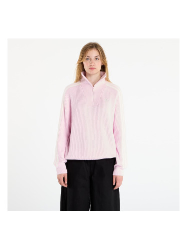 Суитшърт adidas Funnel Neck Clear Pink/ Off White L