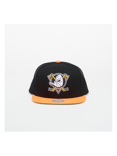 Шапка Mitchell & Ness NHL Team 2 Tone 2.0 Snapback Anaheim Ducks Black/ Orange Universal