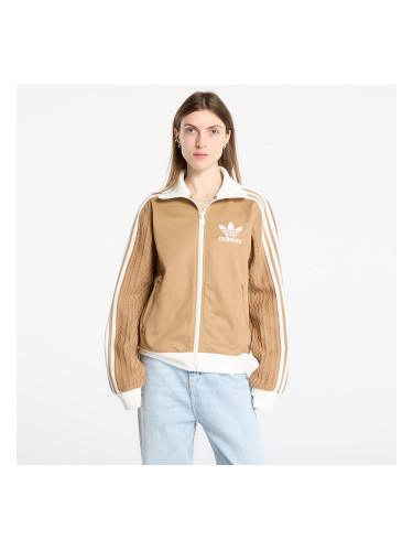 Суитшърт adidas Knit Classic Track Top Cardboard L