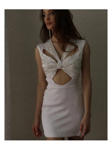 Рокля WHITE CRYSTAL COUTURE