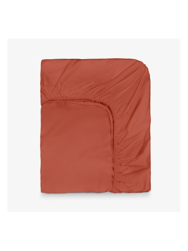 Чаршаф с ластик НЮАНСИ ТЕРА, 100% памук ранфорс, 180/200/30 см