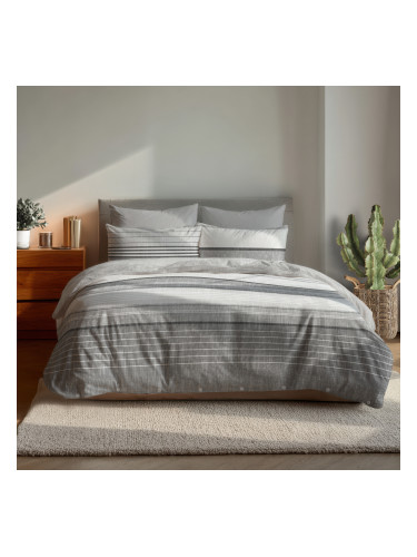 Спален Комплект АТОС, 100% Памук Ранфорс, 3 части