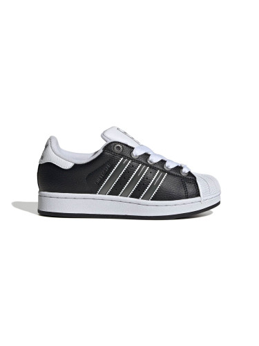 adidas Superstar II Junior Black JQ0314 Жени,Деца - Спортни обувки adidas Originals - Черен - JQ0314-4 - Size: 4