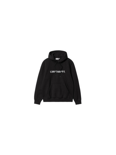 Carhartt WIP Hooded Carhartt Sweat Black Мъже - Суитшърти и блузи с качулка Carhartt WIP - Черен - I030547_0D2_XX-M - Size: M