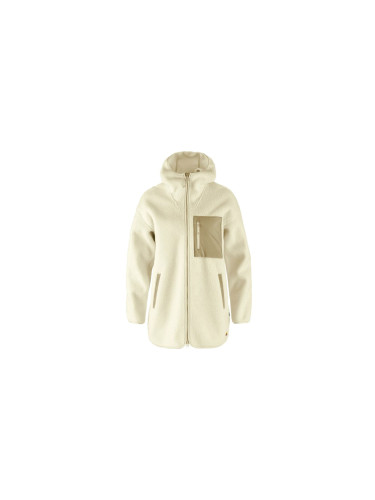 Fjällräven Vardag Pile Fleece Long W White Жени - Суитшърти и блузи с качулка Fjällräven - Бял - F14600256-113-L - Size: L