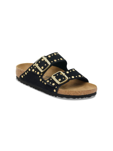 Birkenstock Arizona Rivet Suede Leather Regular Fit Black Жени - Сандали Birkenstock - Черен - 1030346-4.5 - Size: 4.5