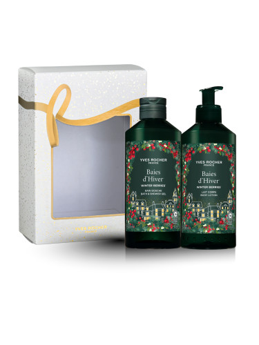 КОМПЛЕКТ YVES ROCHER Christmas Limited Body Set Душ гел дамски  
