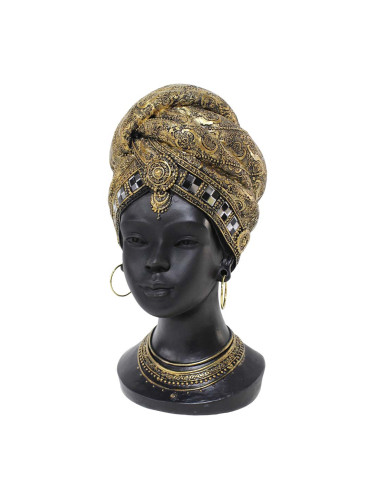 СТАТУЕТКА АФРИКАНКА БЮСТ 14/12/24 СМ