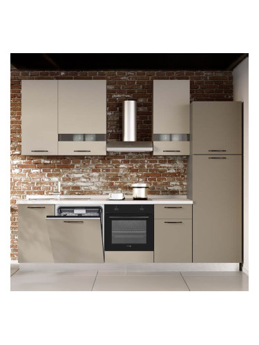 БЛОК КУХНЯ ЛОРИ 270/60/240 СМ С ВКЛЮЧЕН ПЛОТ,ВОДОБРАН,МИВКА И 5БР ЕЛЕКТРОУРЕДИ