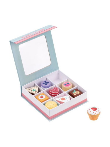 Комплект дървени кексчета Lelin