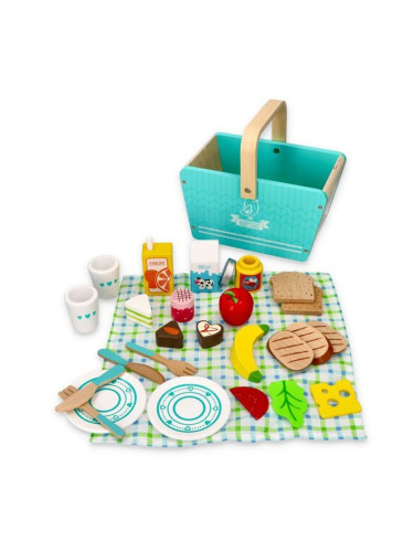Комплект за пикник с кошница Lelin