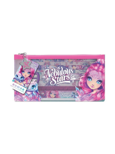 Комплект с ученически принадлежности с несесер Nebulous Stars - "Кристалия и Агата"