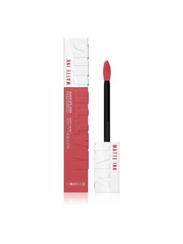 MAYBELLINE NEW YORK SuperStay Matte Ink матиращо течно червило за дълготраен ефект цвят 170 Initiator 5 мл.