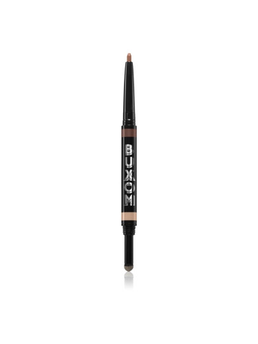 Buxom FLIP SIDE DUAL-ENDED EYELINER & SHADOW кремообразни сенки за очи и очна линия с молив цвят Champagne and Chocolates 0.78 гр.
