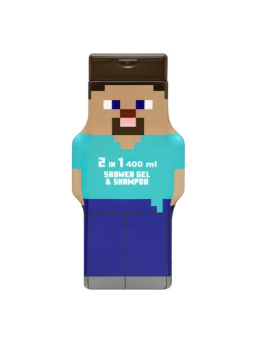 Minecraft Shower Gel & Shampoo нежен душ гел и шампоан за деца 400 мл.
