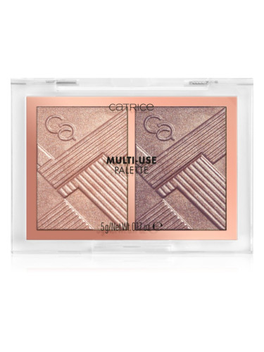 Catrice Multi--Use Palette мултифункционална палитра за озаряване на лицето цвят 010 Highlight Mode 5 гр.