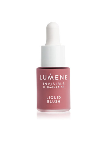 Lumene Invisible Illumination течен руж за озаряване на лицето цвят Arctuc Rose 15 мл.