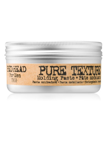 TIGI Bed Head B for Men Pure Texture моделираща паста  за фиксиране и оформяне 83 гр.