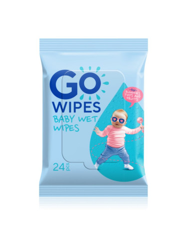 GoWipes Baby Wet Wipes нежни мокри кърпички за бебета без аромат 24 бр.