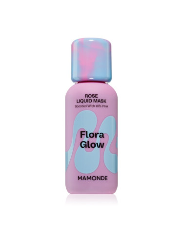 MAMONDE Flora Glow Rose Liquid Mask хидратираща маска за лице с ексфолиращо действие 80 мл.