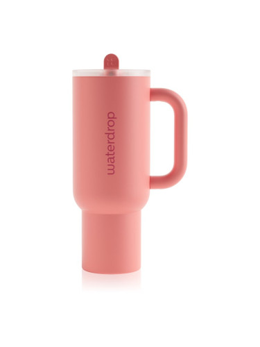 Waterdrop Explorer Tumbler неръждаема термочаша със сламка Pink 1100 мл.