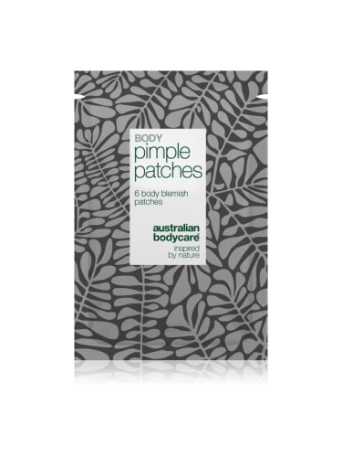 Australian Bodycare Body Pimple Patches локална грижа против акне за тяло 6 бр.