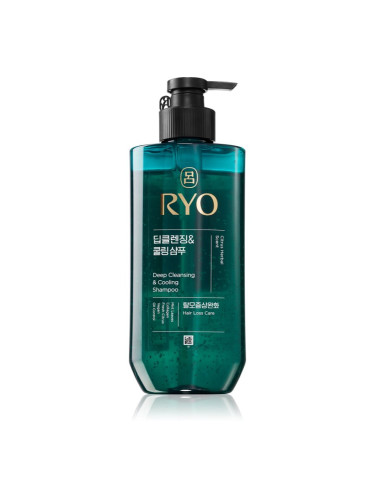 RYO Deep Cleansing & Cooling Shampoo дълбоко почистващ шампоан с охлаждащ ефект 480 мл.