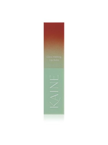 KAINE Glow Melting Lip Balm хидратиращ балсам за устни с регенериращ ефект цвят #03 Warm Apricot 3.7 гр.