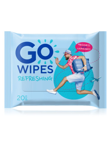 GoWipes Refreshing освежаващи мокри кърпички 20 бр.