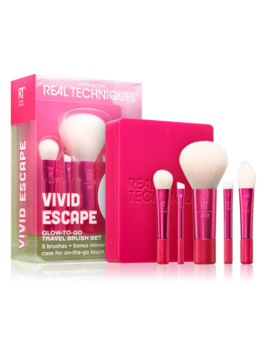 Real Techniques Vivid Escape Travel Brush Set комплект четки