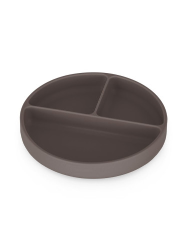 Petite&Mars Take&Match 6m+ разделена чиния кръгъл Bitter Cocoa 1 бр.