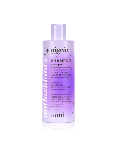 so!flow LUMI Hair Shampoo With Antioxidants озаряващ и подсилващ шампоан за боядисана коса 300 мл.