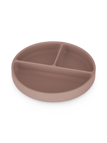 Petite&Mars Take&Match 6m+ разделена чиния кръгъл Velvet Latte 1 бр.