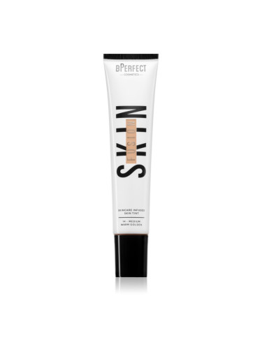 BPerfect Skin Fusion лек фон дьо тен за естествен вид цвят 14 Medium Warm Golden 30 мл.