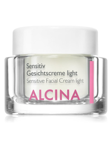 Alcina For Sensitive Skin нежен крем за лице за успокояване и подсилване на чувствителната кожа 50 мл.