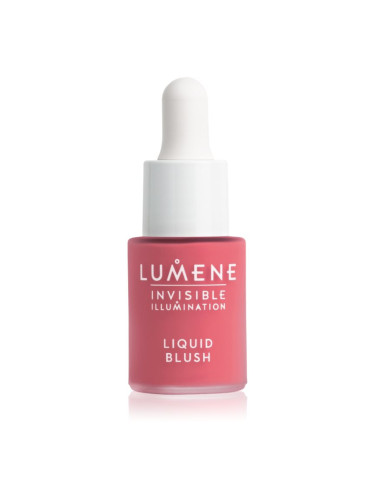 Lumene Invisible Illumination течен руж за озаряване на лицето цвят Wild Flower 15 мл.