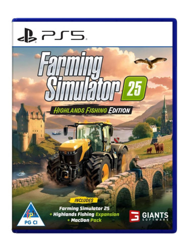 Игра Farming Simulator 25: Highlands Fishing Edition за PlayStation 5