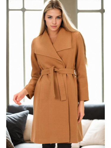 Z9639 DEWBERRY WOMEN'S COAT-CAMEL