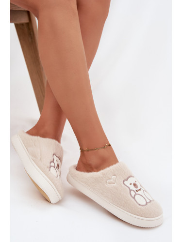 Дамски чехли с плюшено мече Норали