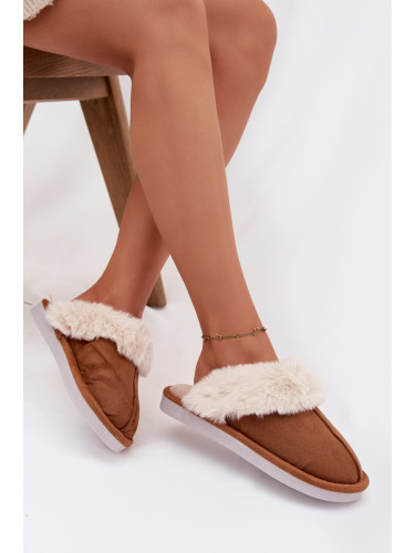 Дамски чехли с косъм Camel Carisse