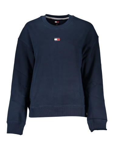 TOMMY HILFIGER WOMEN'S BLUE ZIPLESS SWEATSHIRT