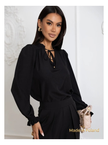 Resti Women's blouse with decorative neckline Frankie