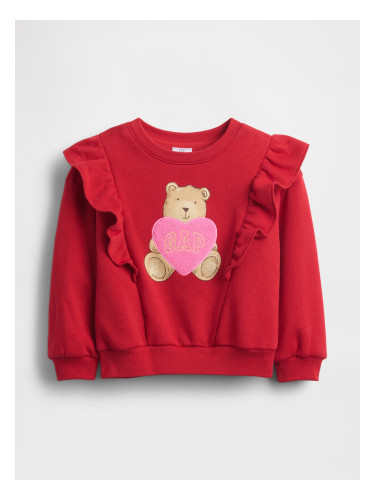 GAP Baby Sweatshirt with ruffles CashSoft - Girls