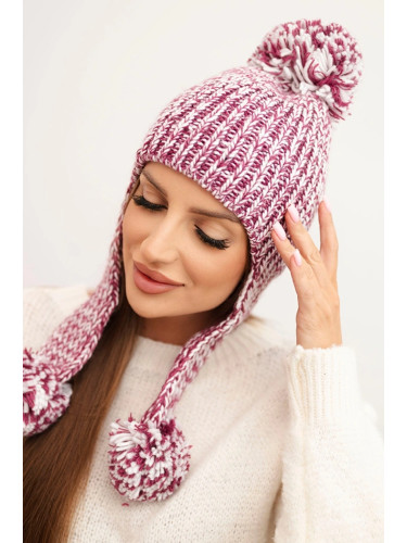 Kesi Women's earflap hat Emma K343 purple