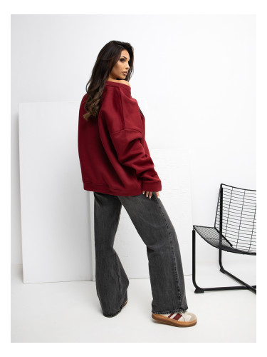 Sweatshirt-RV-BL-A1035.13-burgundy