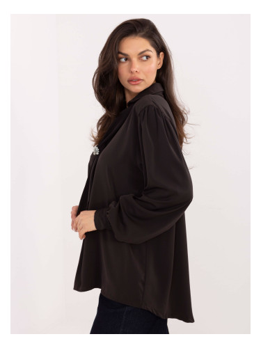 Blouse-IT-BZ-28913.17-dark brown
