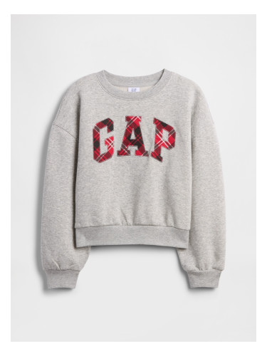GAP Kids Oversize Sweatshirt with Logo - Girls