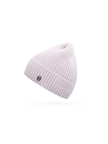 Светлосива плетена шапка Rowdy