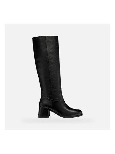 Дамски черни ботуши Geox Alnoire